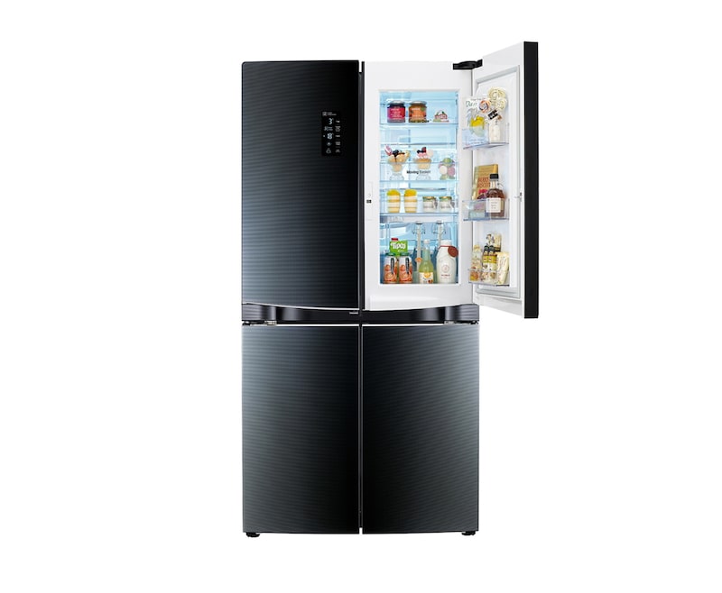 LG 6 Doors Refrigerator with Dual Door-In-Door™, GR-D34FBGHL