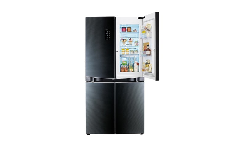 LG 6 Doors Refrigerator with Dual Door-In-Door™, GR-D34FBGHL