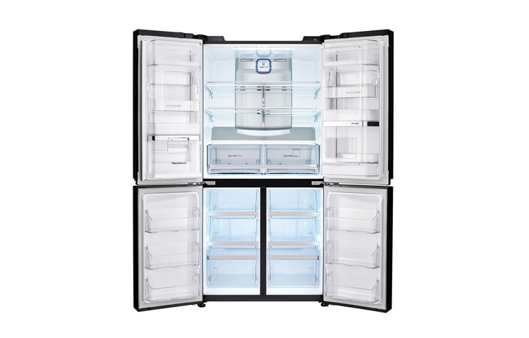 LG 6 Doors Refrigerator with Dual Door-In-Door™, GR-D34FBGHL