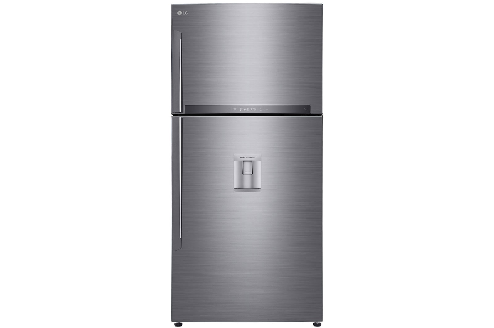 Front view of 592L LG Top Freezer LinearCooling™ㅣ Dispenser GR-F822HLHU