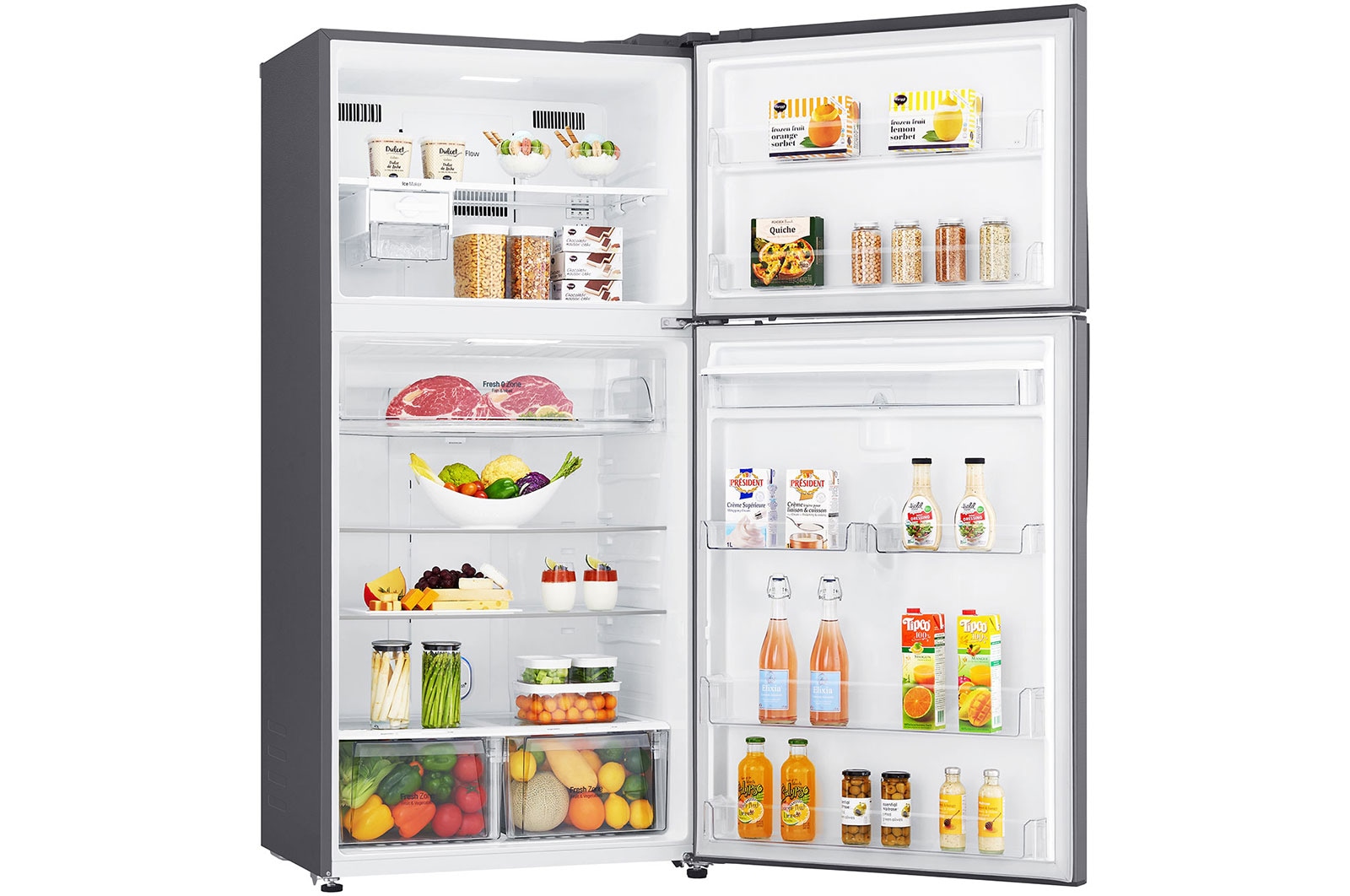 LG 592L LG Top Freezer LinearCooling™ㅣ Dispenser, GR-F822HLHU
