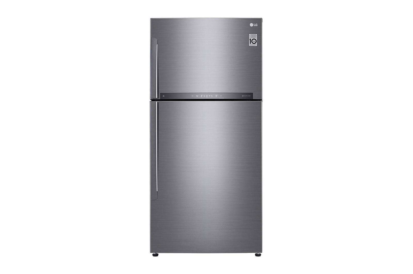 Front view of 592L LG Top Freezer Linear Cooling™, Silver GR-H822HLHU