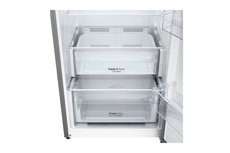 LG 309L LG Top Freezer, Multi Air Flow, Silver, GTF312SSBN