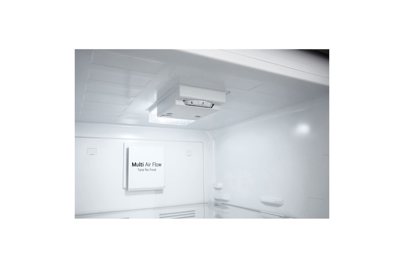 LG 309L LG Top Freezer, Multi Air Flow, Silver, GTF312SSBN
