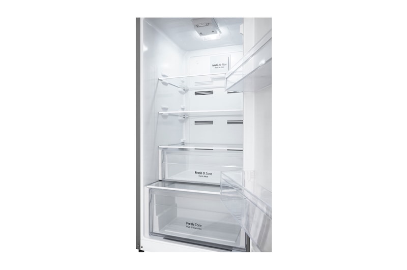 LG 309L LG Top Freezer, Multi Air Flow, Silver, GTF312SSBN
