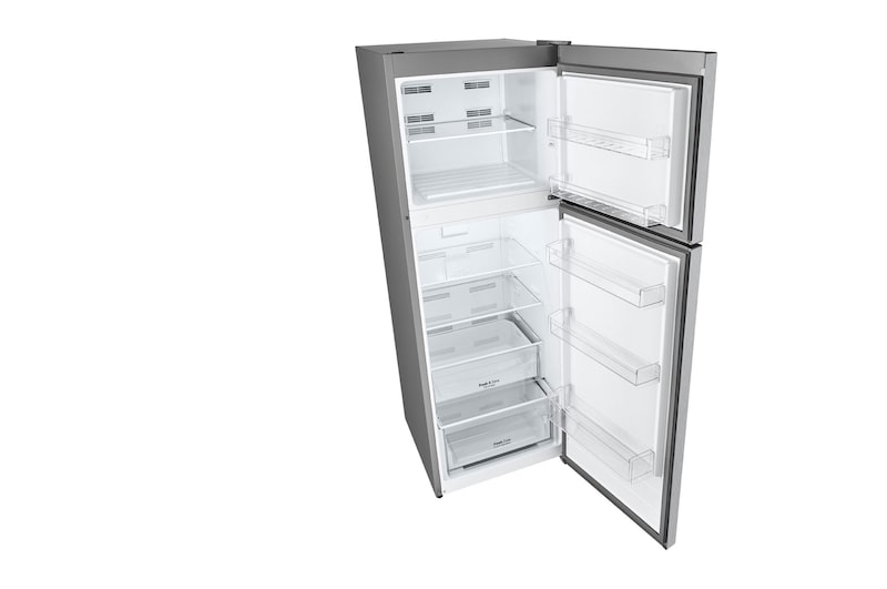 LG 309L LG Top Freezer, Multi Air Flow, Silver, GTF312SSBN