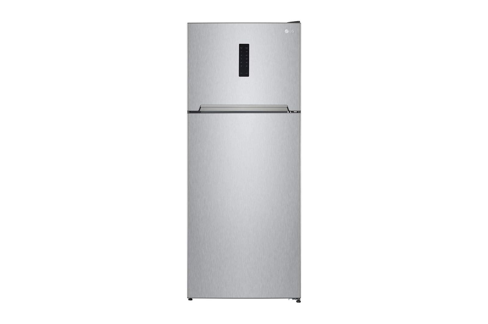 Front view of  401L LG Top Freezer, Multi Air Flow, Silver GTF402SSAN