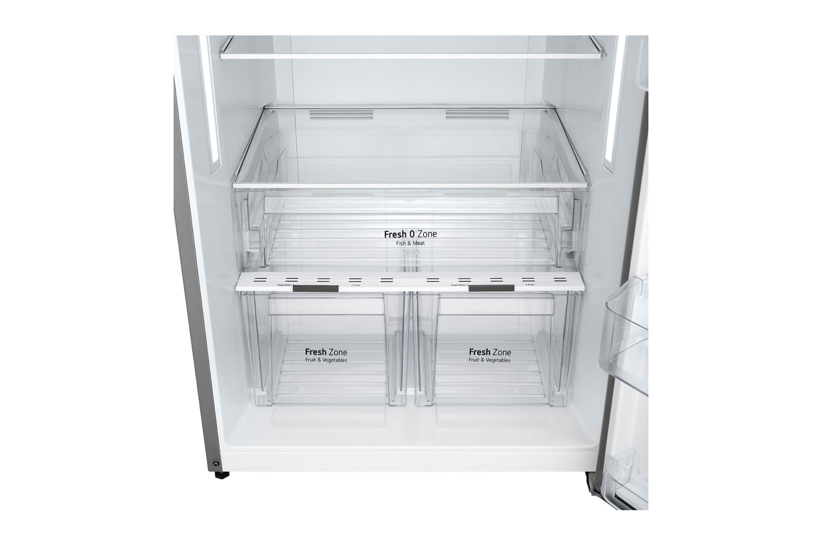 LG  401L LG Top Freezer, Multi Air Flow, Silver, GTF402SSAN