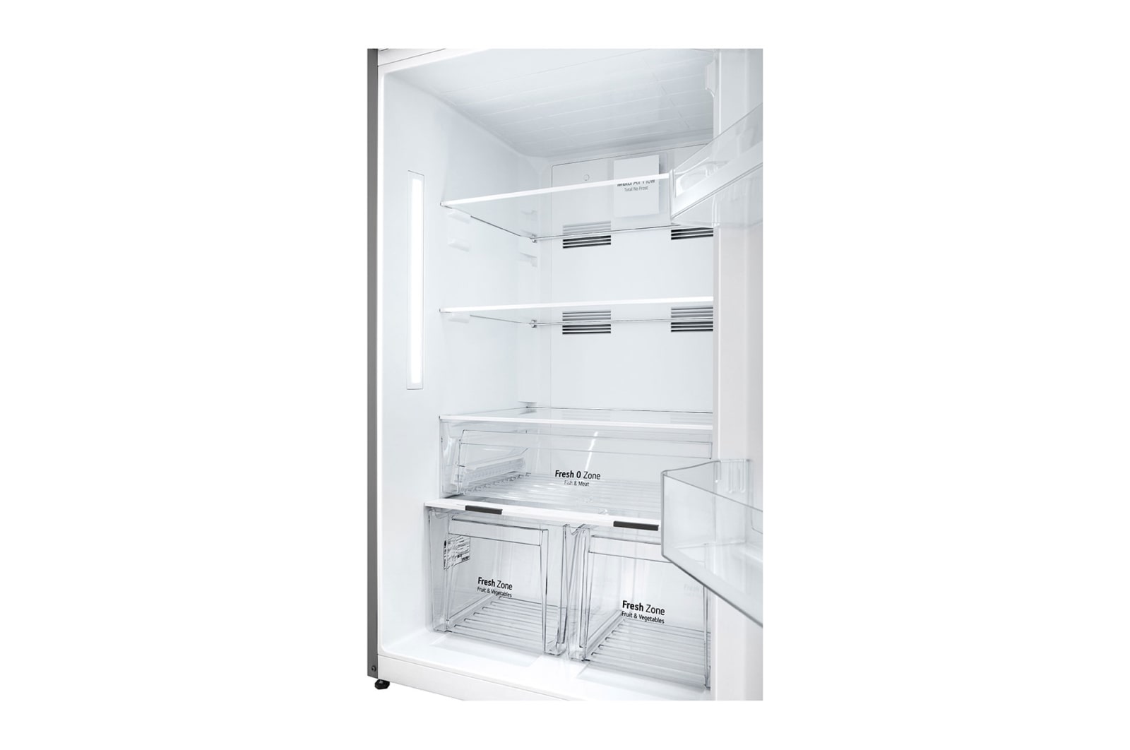 LG  401L LG Top Freezer, Multi Air Flow, Silver, GTF402SSAN