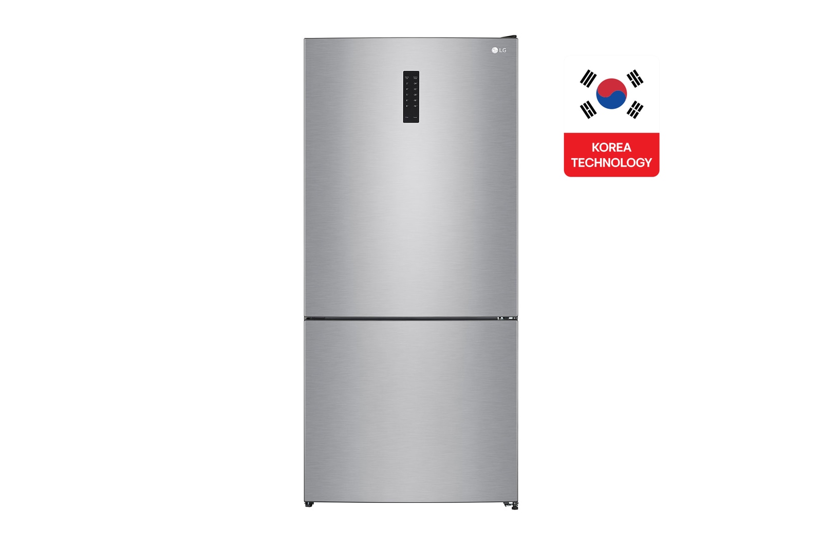 Front view of 588L Bottom Freezer Refrigerator Silver GTF569PVAM