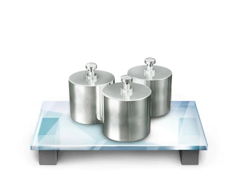 heavy weight on tempered glass