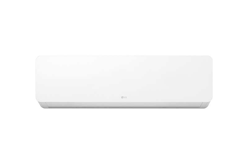 Front view of the LG HERO On/Off Air Conditioner 2.25 HP, Cooling/Heating, Fast Cooling & Heating, Blue Fin, Auto Swing, Auto Cleaning, Timer, Auto Restart, Sleep Mode S4-H18RZAAA