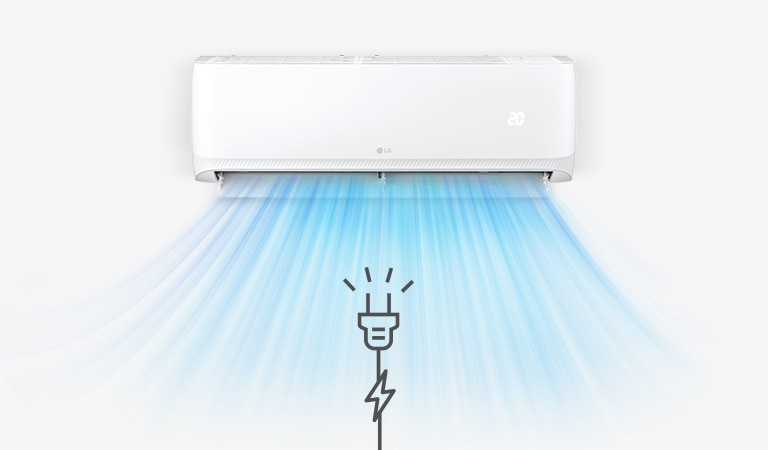   If power is back on, the air conditioner restart by previous setting.