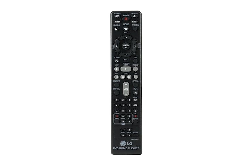 Front view of Remote controller for DVD-P HTS AKB37026858