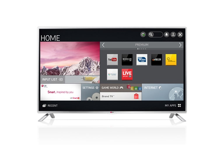 Front view of LG Smart TV with IPS panel 32LB582B