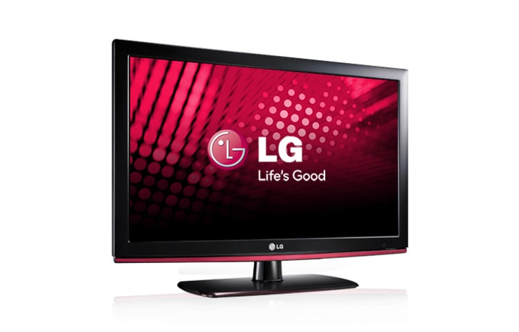 Front view of The new LG HDTV that will enrich your lifestyle with its exquisite design and vibrant natural colors 32LD340