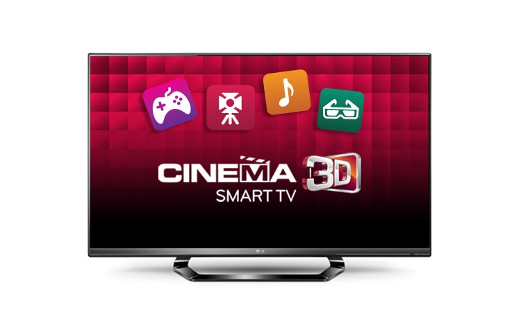 Front view of 32&#34; Cinema 3D Smart TV 32LM6410