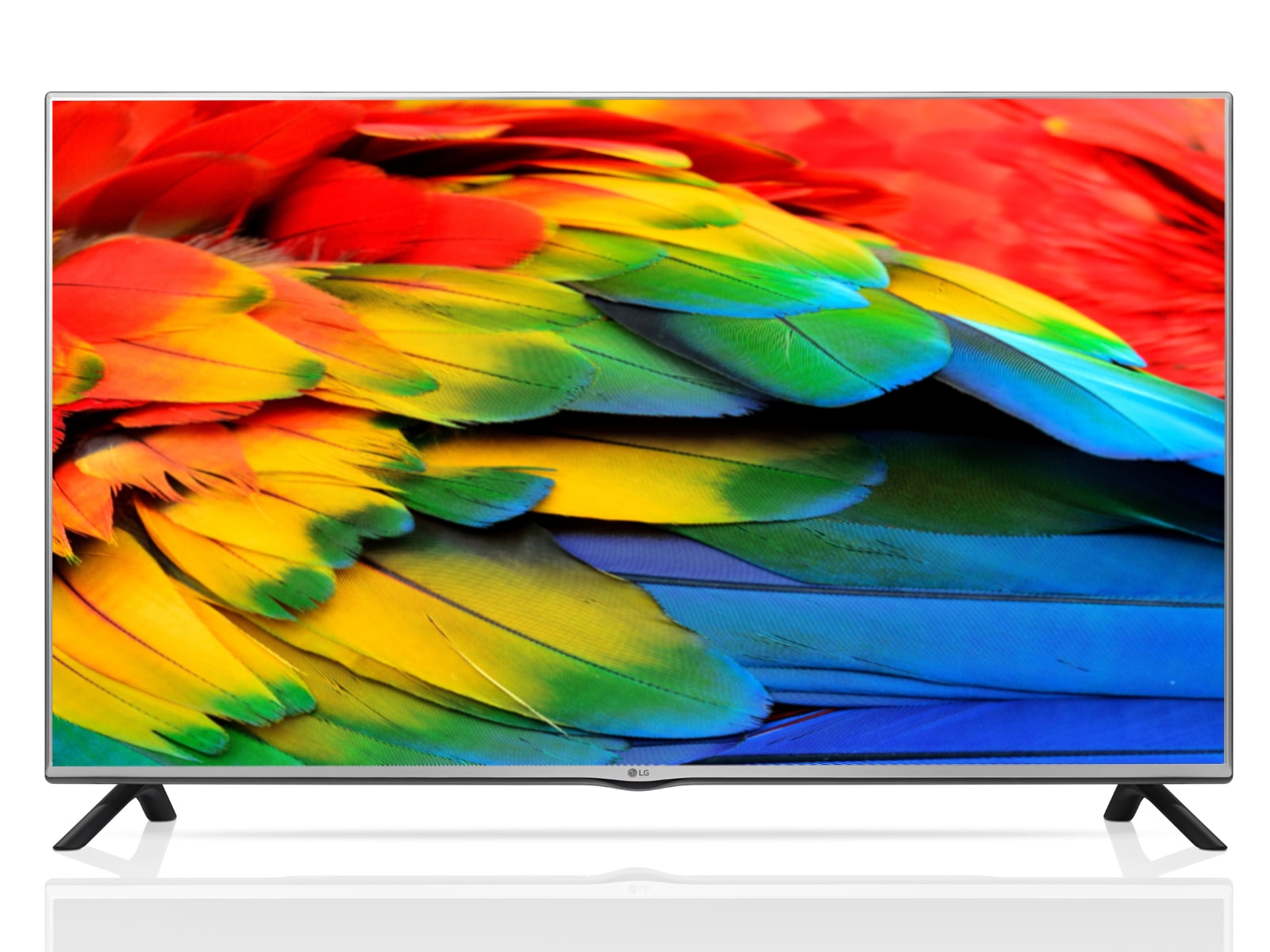 Front view of LG TV 42LF550A