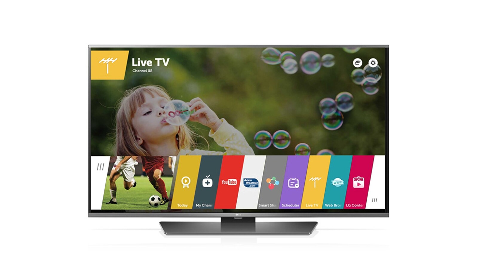 Front view of LG webOS TV 43LF6300