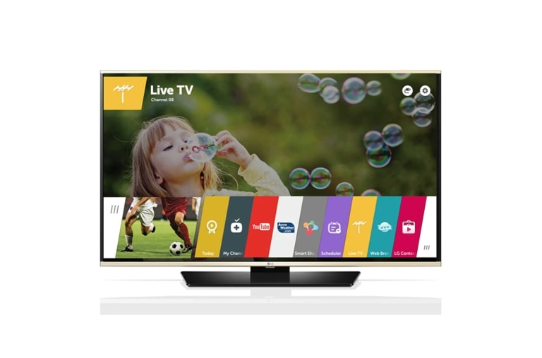Front view of LG webOS TV 49LF631V