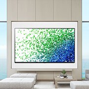 LG NanoCell TV 50 Inch NANO80 Series Cinema Screen Design 4K Active HDR webOS Smart with ThinQ AI Local Dimming, 50NANO80VPA