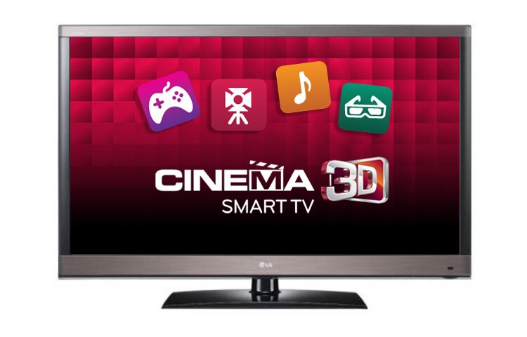 Front view of [Inch] &#34; CINEMA 3D Smart TV 55-47-42LW5700-PCC