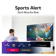 LG NanoCell TV 55 Inch NANO80 Series, Cinema Screen Design 4K Active HDR WebOS Smart AI ThinQ Local Dimming , 55NANO80VPA