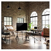 LG NanoCell TV 55 Inch NANO80 Series, Cinema Screen Design 4K Active HDR WebOS Smart AI ThinQ Local Dimming , 55NANO80VPA