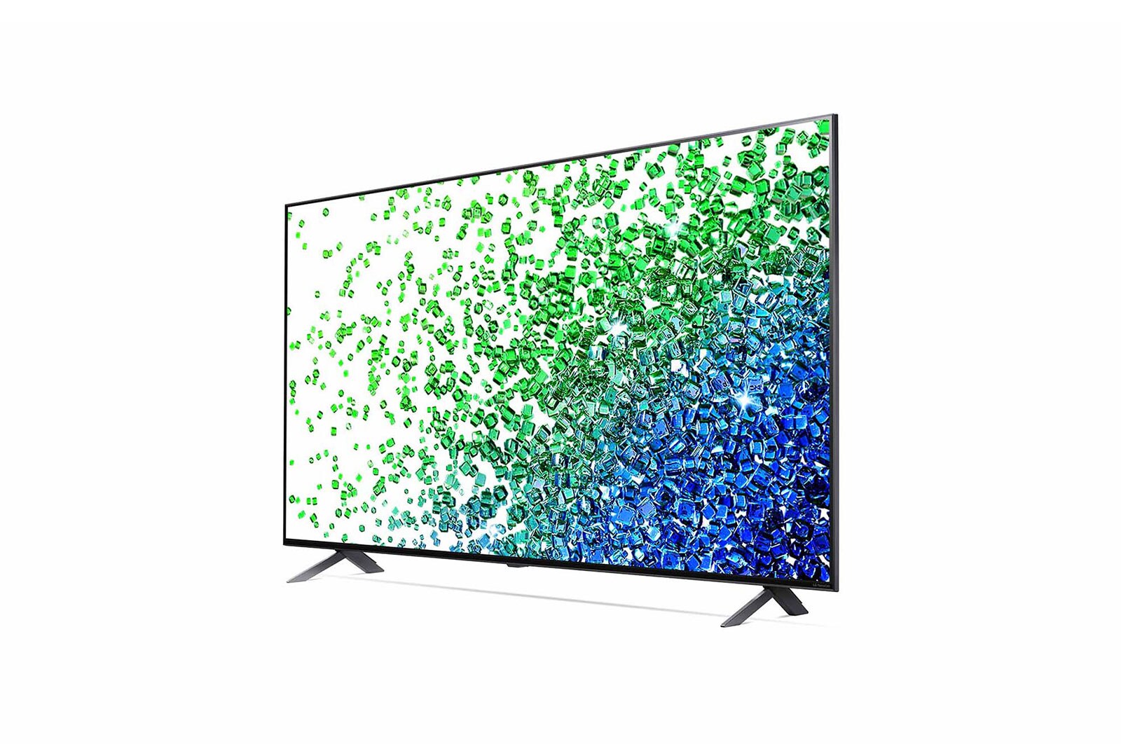 LG NanoCell TV 55 Inch NANO80 Series, Cinema Screen Design 4K Active HDR WebOS Smart AI ThinQ Local Dimming , 55NANO80VPA