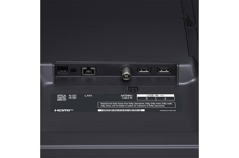 Close up view of ports