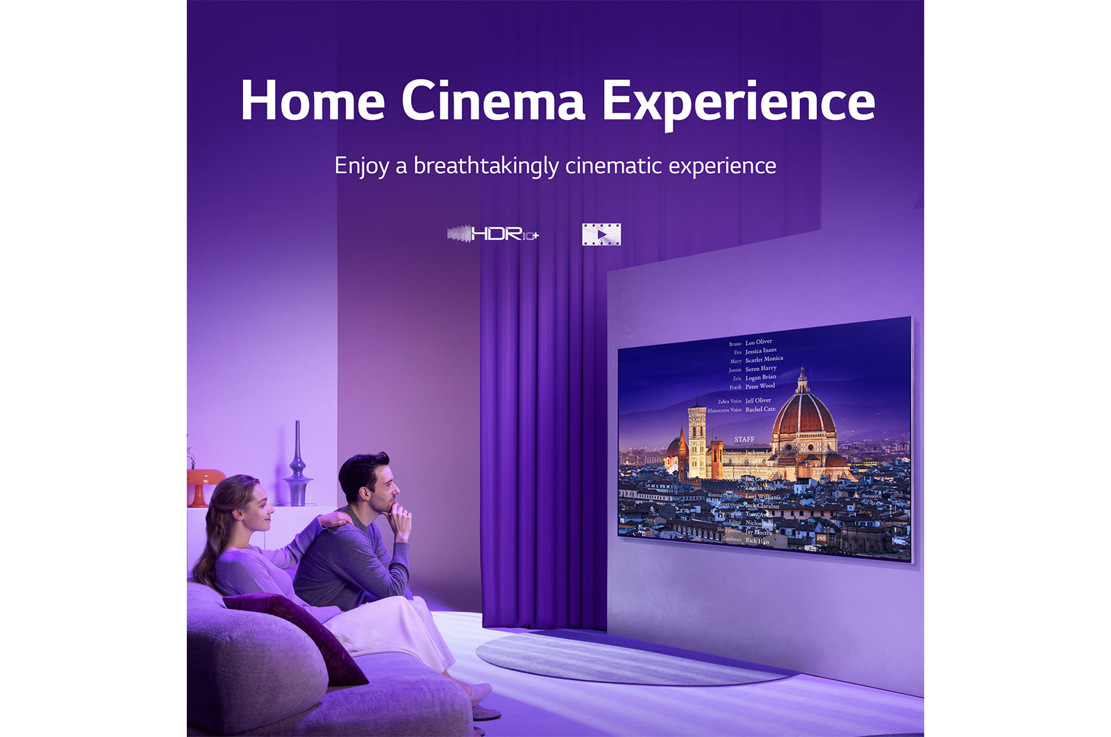 Home cinema experience 