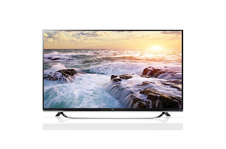 Front view of LG ULTRA HD TV 55UF850T