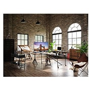 LG UHD 4K TV 55 Inch UP81 Series, Cinema Screen Design 4K Active HDR WebOS Smart AI ThinQ , 55UP8150PVB