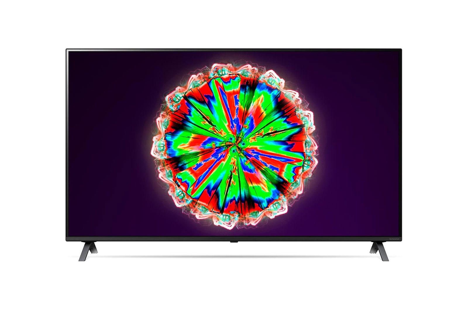 LG NanoCell TV 65 Inch NANO80 Series, Cinema Screen Design 4K Active HDR WebOS Smart AI ThinQ Local Dimming, 65NANO80VNA