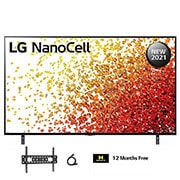 LG NanoCell TV 65 Inch NANO90 Series, Cinema Screen Design 4K Cinema HDR WebOS Smart AI ThinQ Full Array Dimming, 65NANO90VPA