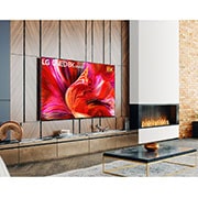 LG QNED TV 75 Inch QNED95 series, Cinema Screen Design 8K Cinema HDR WebOS Smart ThinQ AI Mini LED, 75QNED95VPA