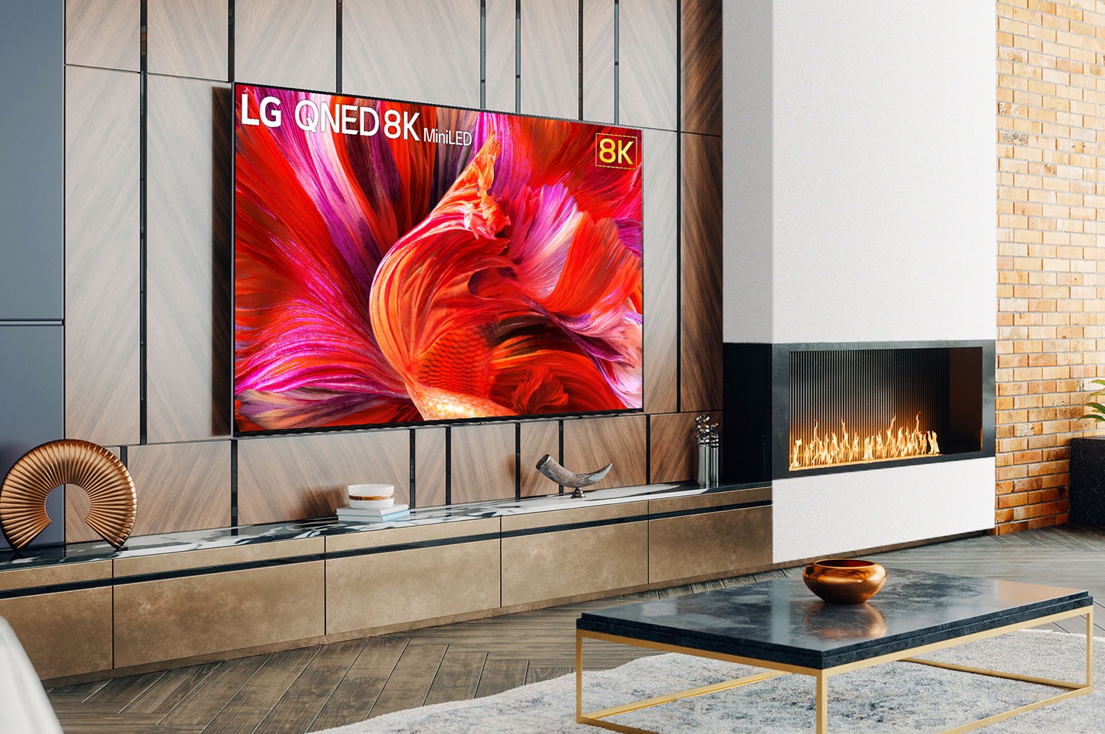 LG QNED TV 75 Inch QNED95 series, Cinema Screen Design 8K Cinema HDR WebOS Smart ThinQ AI Mini LED, 75QNED95VPA