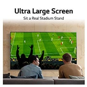 LG NanoCell TV 75 Inch NANO90 Series, Cinema Screen Design 4K Cinema HDR WebOS Smart AI ThinQ Full Array Dimming, 75NANO90VPA