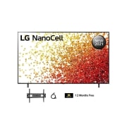 LG NanoCell TV 75 Inch NANO90 Series, Cinema Screen Design 4K Cinema HDR WebOS Smart AI ThinQ Full Array Dimming, 75NANO90VPA