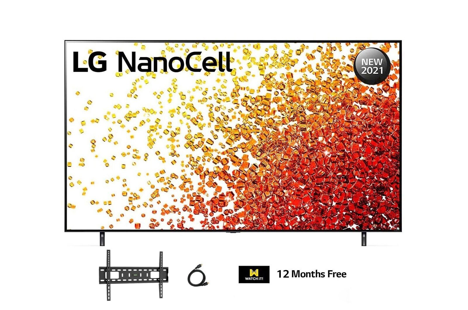LG NanoCell TV 86 Inch NANO90 Series, Cinema Screen Design 4K Cinema HDR WebOS Smart AI ThinQ Full Array Dimming Pro - 86NANO90VPA (New), 86NANO90VPA