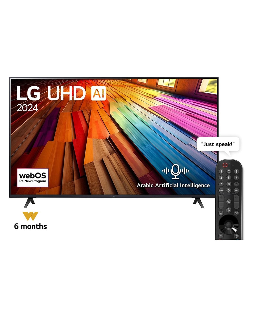Shop LG UHD AI 4K TV 50 inch WebOS - 50UT80006LB | LG EG_EN