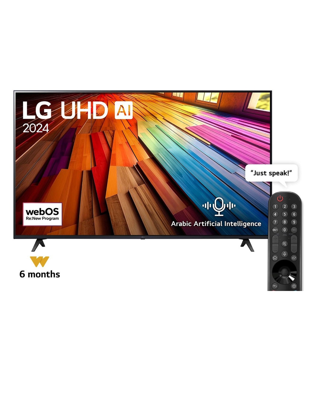 Shop LG UHD AI 4K TV 55 inch WebOS - 55UT80006LB | LG EG_EN