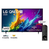 65 Inch LG QNED AI QNED80 4K Smart TV AI Magic remote HDR10 webOS24 (2024)