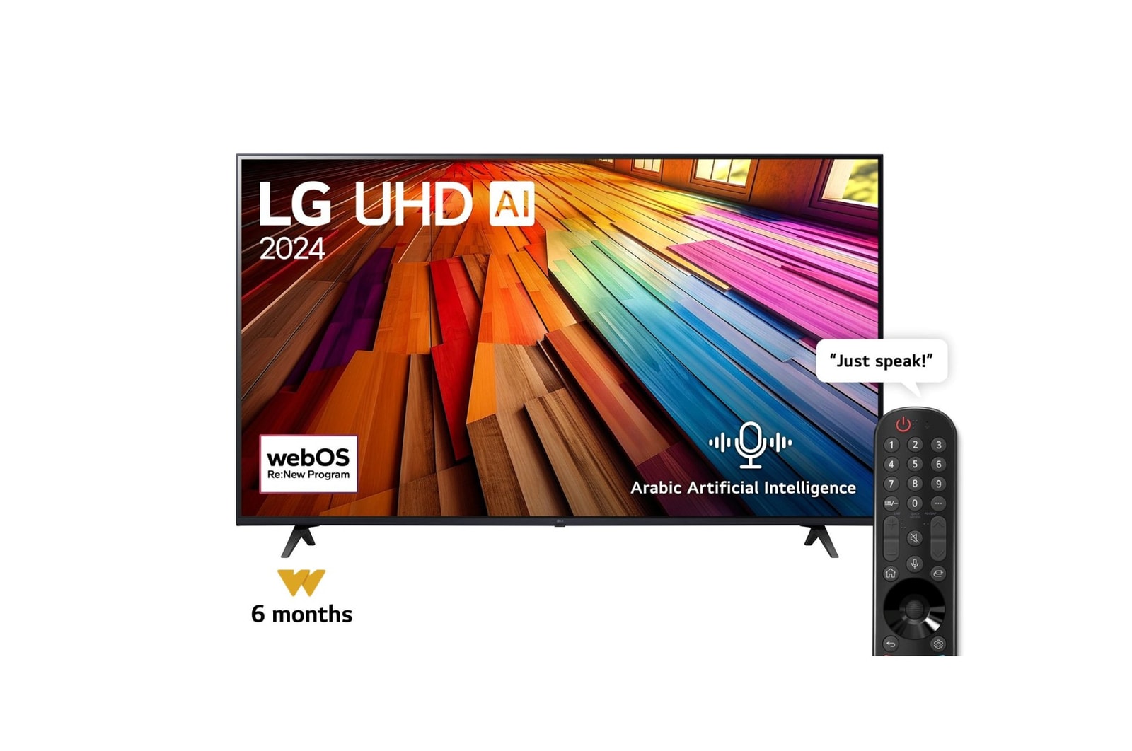Shop LG UHD AI 4K TV 65 inch WebOS - 65UT80006LB | LG EG_EN