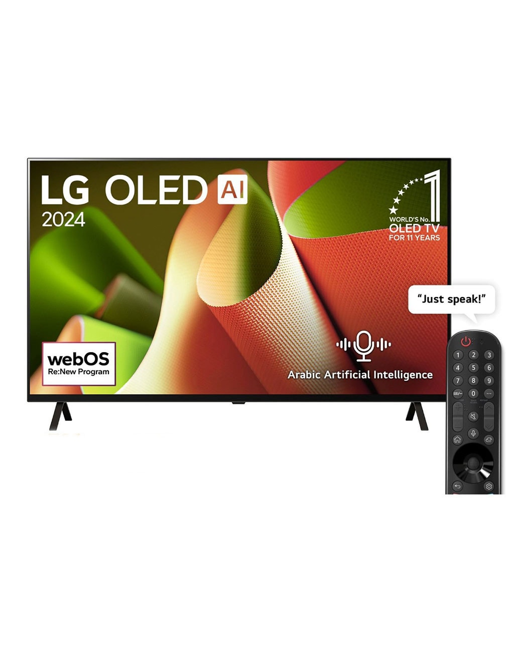 Shop LG OLED B4 AI TV 55 inch WebOS - OLED55B46LA | LG Egypt