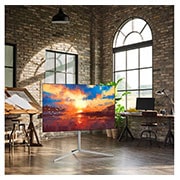 LG OLED TV 55 Inch C1 Series, Cinema Screen Design 4K Cinema HDR WebOS Smart AI ThinQ Pixel Dimming, OLED55C1PVB