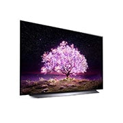 LG OLED TV 55 Inch C1 Series, Cinema Screen Design 4K Cinema HDR WebOS Smart AI ThinQ Pixel Dimming, OLED55C1PVB