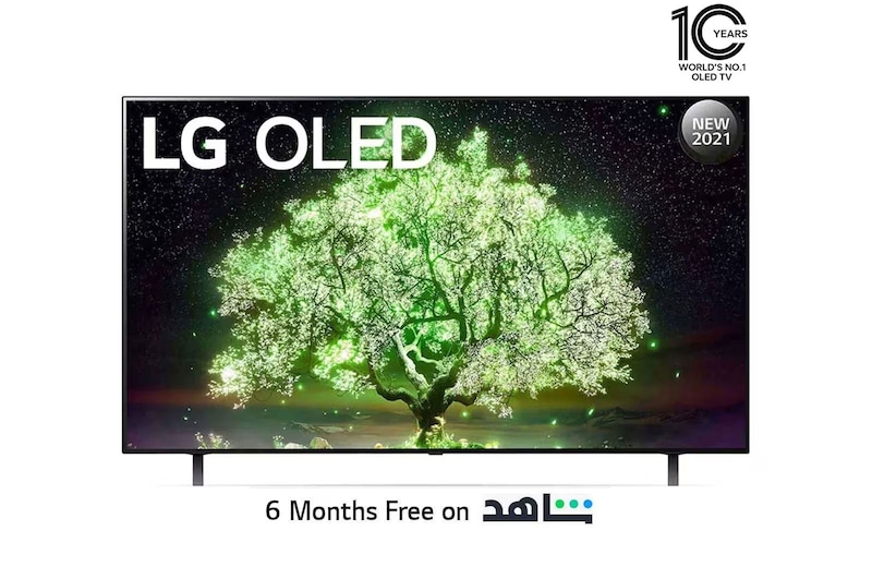 LG OLED TV 65 Inch A1 Series, Cinema Screen Design 4K Cinema HDR WebOS Smart AI ThinQ Pixel Dimming, OLED65A1PVA