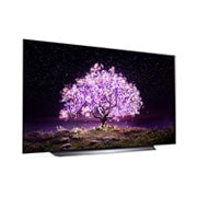 LG OLED TV 65 Inch C1 Series, Cinema Screen Design 4K Cinema HDR WebOS Smart AI ThinQ Pixel Dimming , OLED65C1PVB