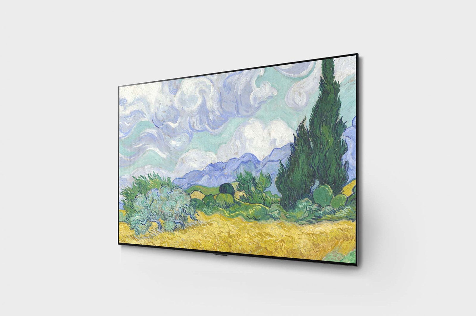 LG OLED TV 65 Inch G1 Series, Gallery Design 4K Cinema HDR WebOS Smart AI ThinQ Pixel Dimming, OLED65G1PVA